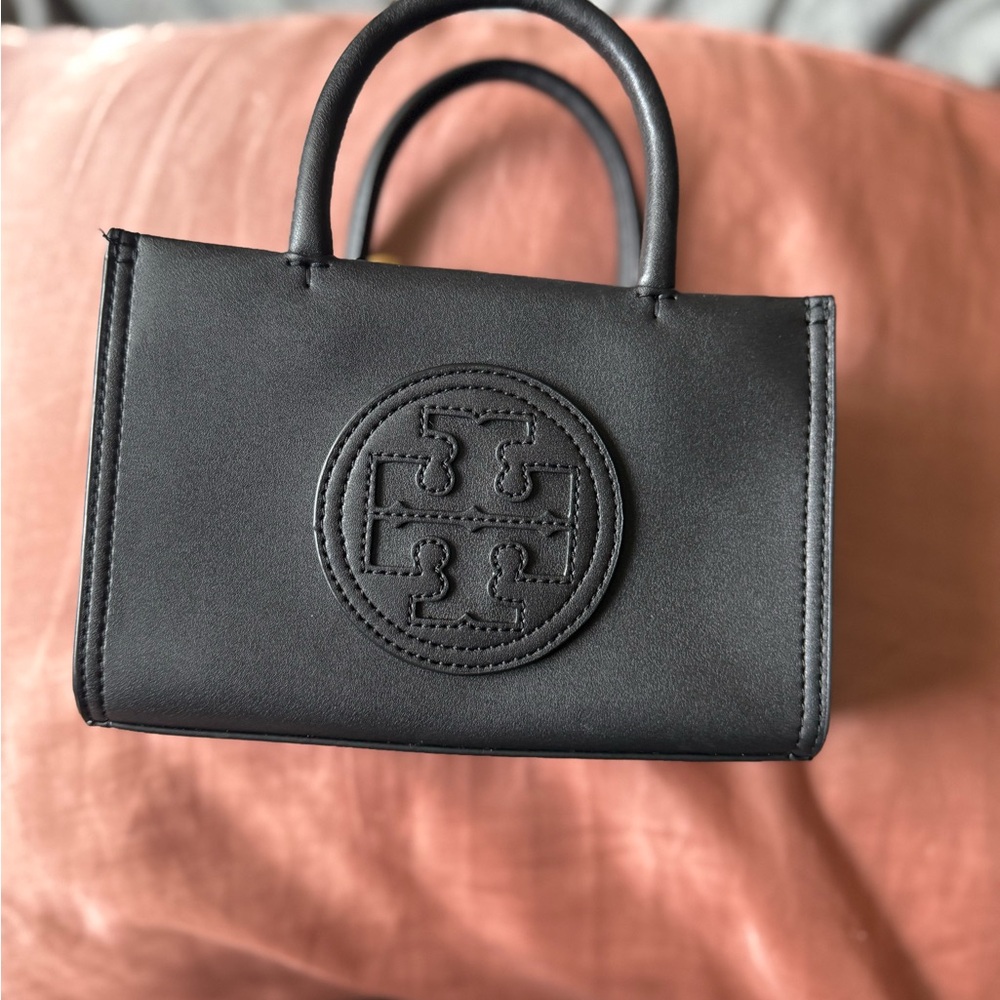 Tory Burch Black Mini Bag with Gold Hardware